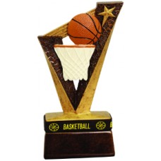 6 1/2" Basketball Trophybands Resin